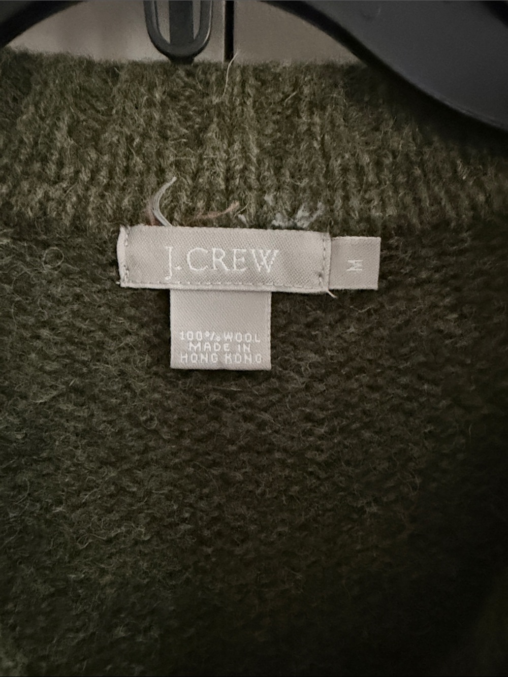 Collared Zip-Up Wool Cardigan - Picture 2 of 4